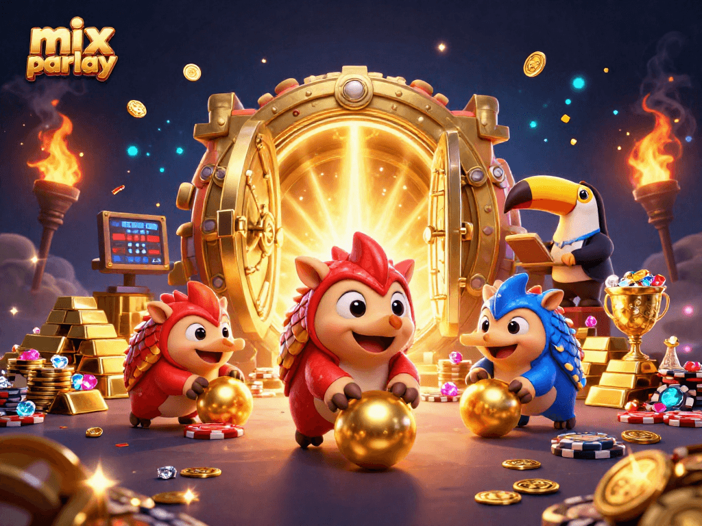 Experience thrilling mix parlay action with playful pangolins rolling into golden treasures!
