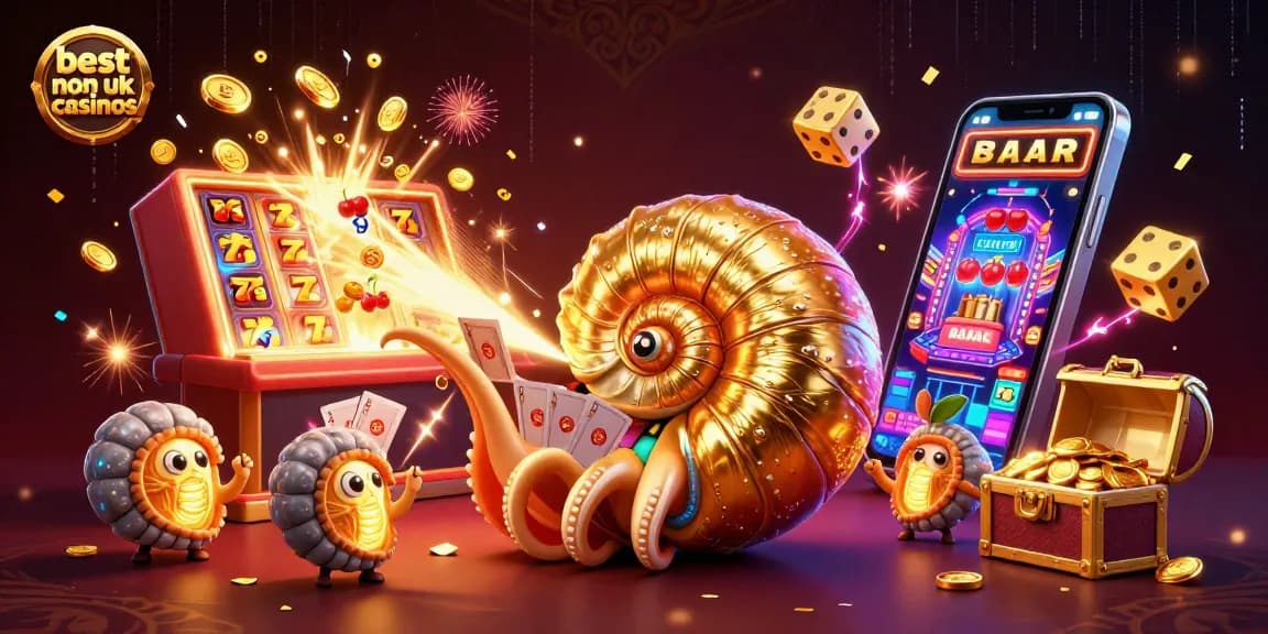 Experience excitement at the best non uk casinos with a dynamic 3D casino scene.