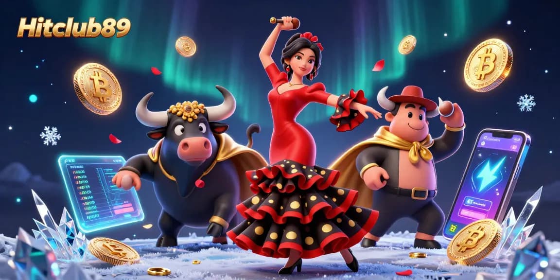 Engage with Hitclub89 for thrilling betting experiences, featuring a vibrant casino-themed illustration.