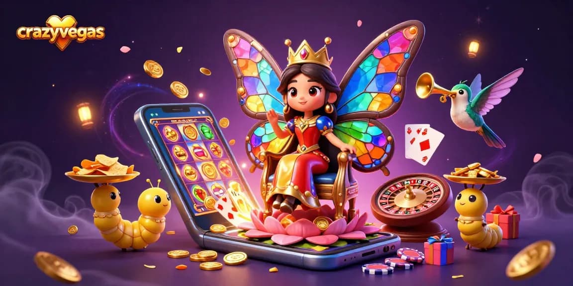 Engage in thrilling gameplay at crazyvegas with a vibrant slot queen and immersive games.