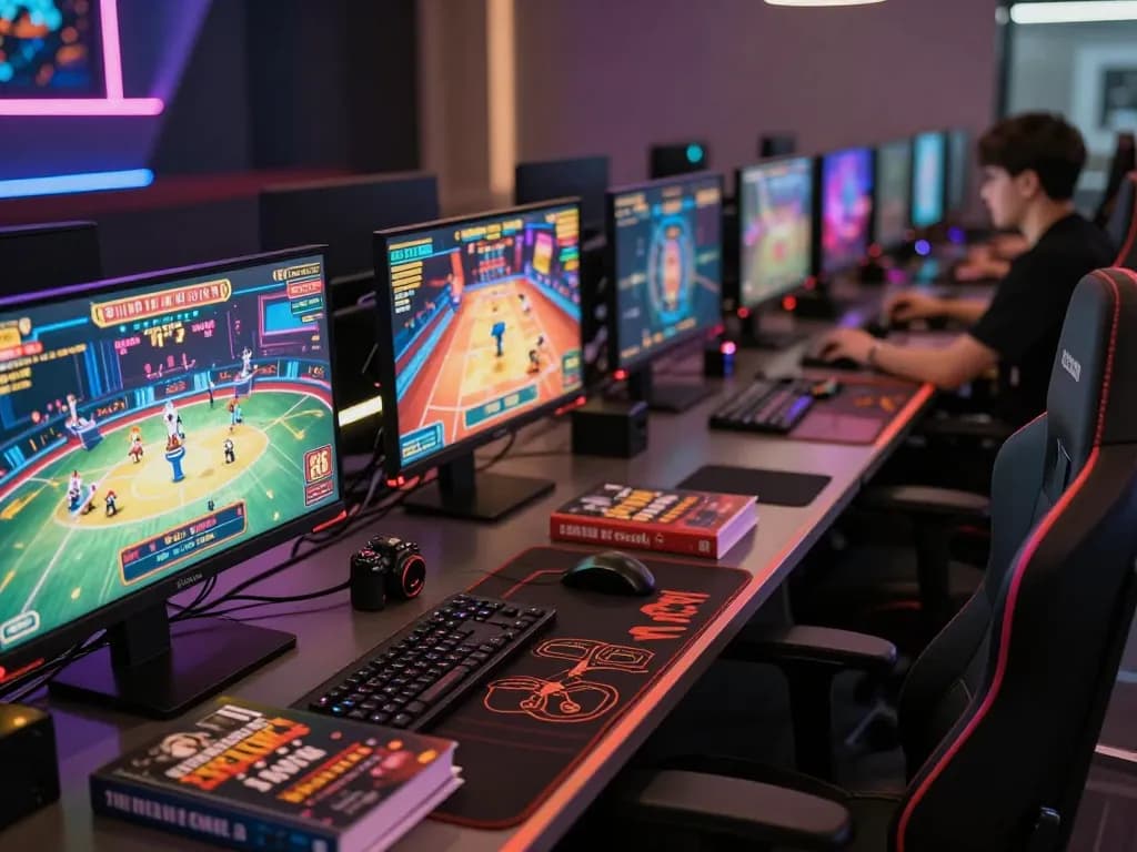 KDTOTO user engaged in intense online gaming, analyzing strategies and gameplay.