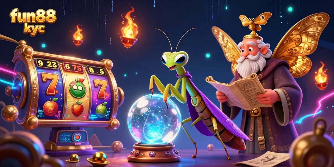 Chơi oyun slot tại Fun88 KYC với các biểu tượng hấp dẫn và may mắn.
