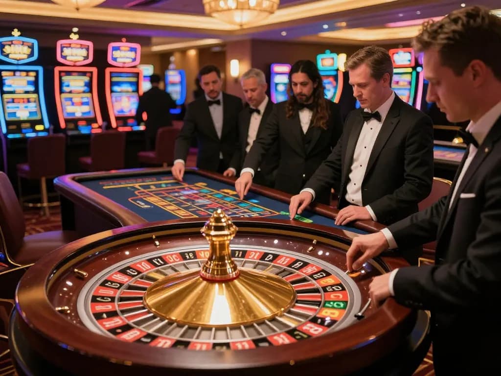 Players engaging in a thrilling roulette game at SC88 casino, showcasing the excitement of live betting.