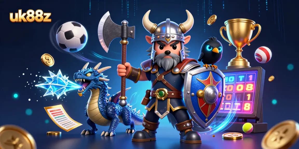 uk88z Viking wolf warrior and dragon will bring high-stakes sports betting excitement to the game