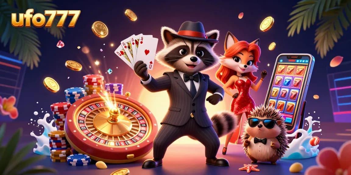 Experience thrilling gameplay at ufo777 with our vibrant casino characters and dynamic gaming elements.