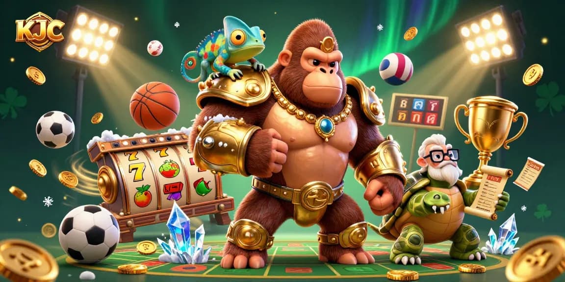 KJC offers thrilling slot games featuring dynamic reels and jackpot elements, highlighting an engaging gambling experience.