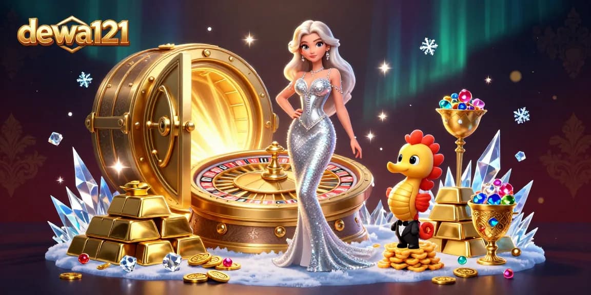 Mainkan permainan slot yang menarik di dewa121 di tengah harta kasino yang memukau dan suasana yang hidup.