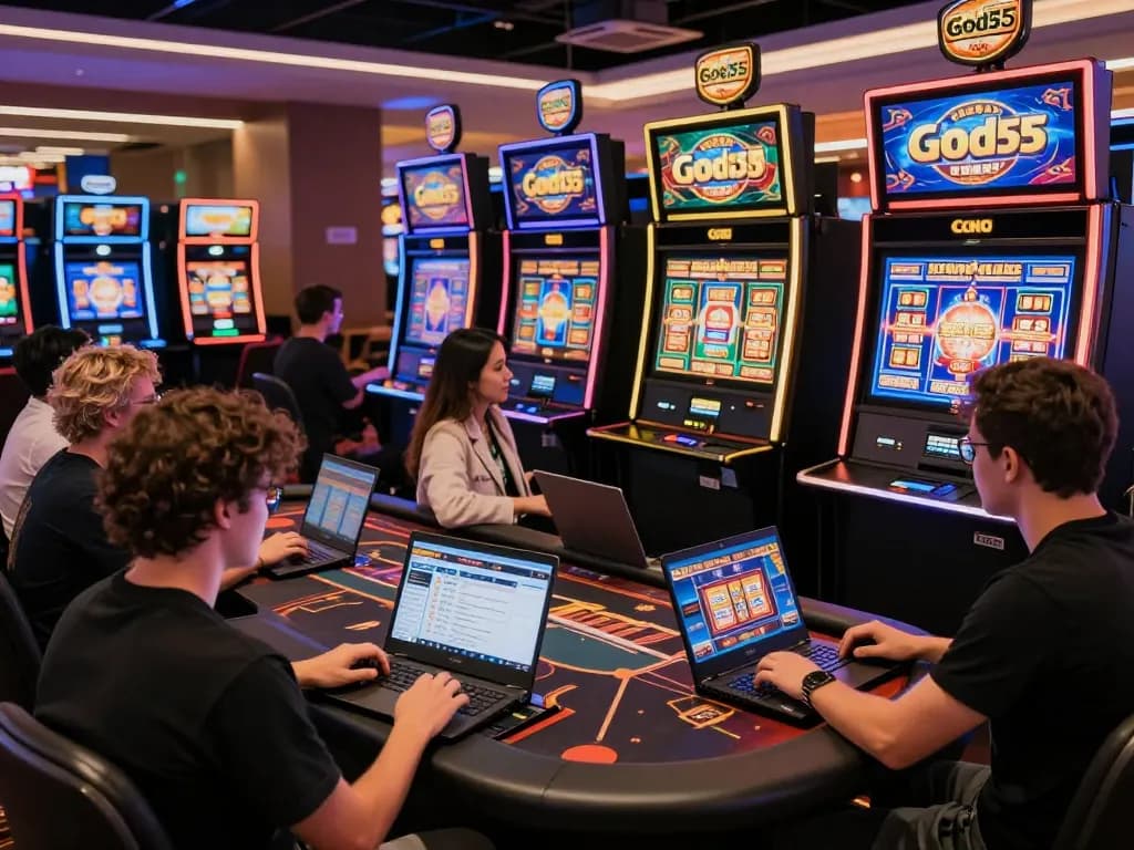 Engaging online casino experience at https://god55.agency/ showcasing diverse players enjoying user-friendly gaming.