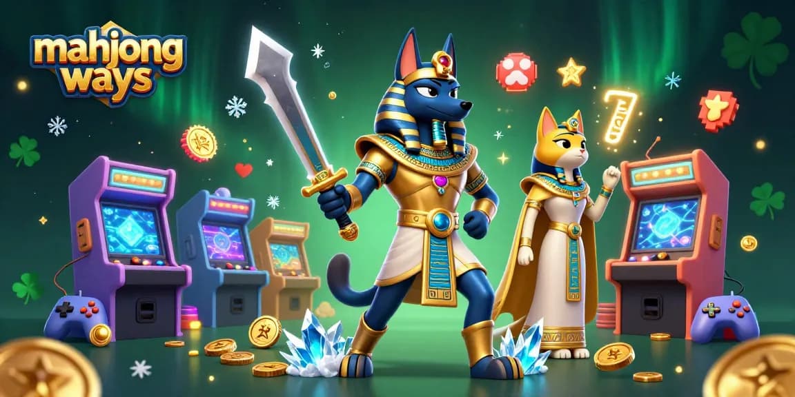 Experience mahjong ways with vibrant casino elements and iconic characters in a dynamic 3D scene.