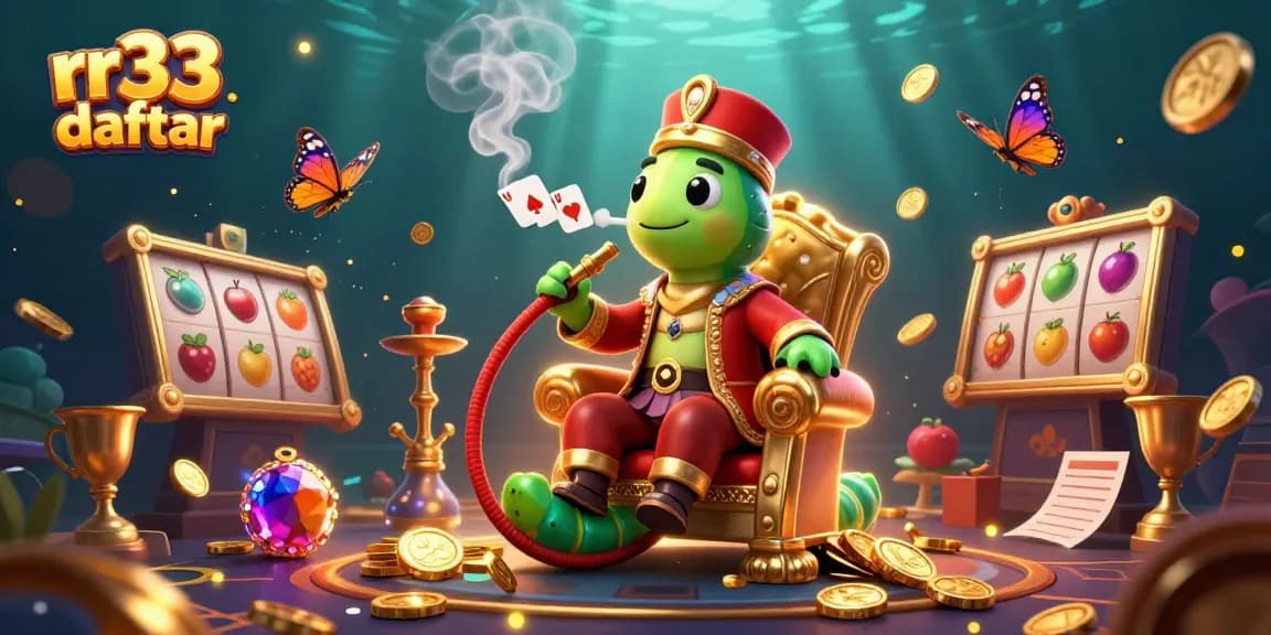 Engage in rr33 daftar as the caterpillar hookah-master leads you into a vibrant casino realm.