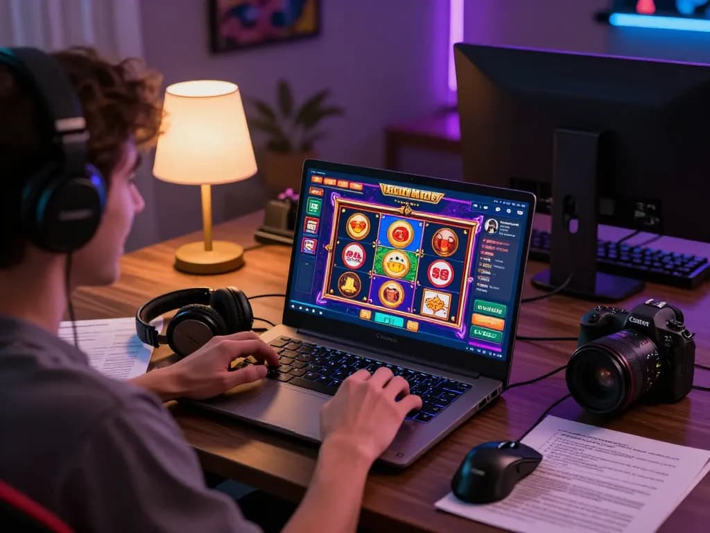 Pemain yang terlibat menikmati laoban188 slot gacor terpercaya dengan grafik imersif dan aksesori permainan yang hidup.