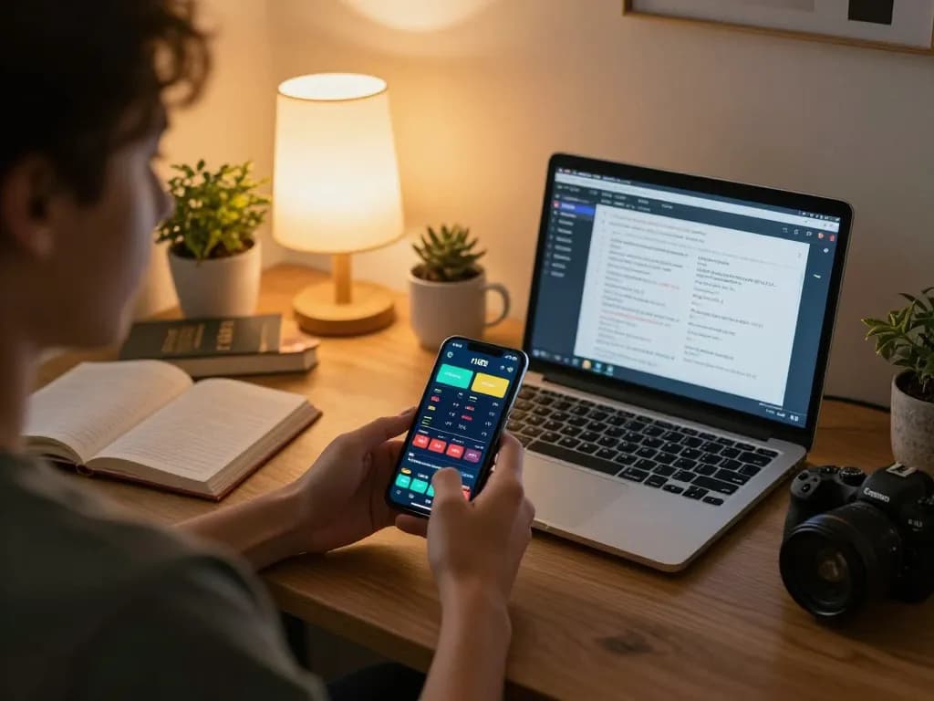 Player using the n188 mobile app for live betting on a smartphone at home