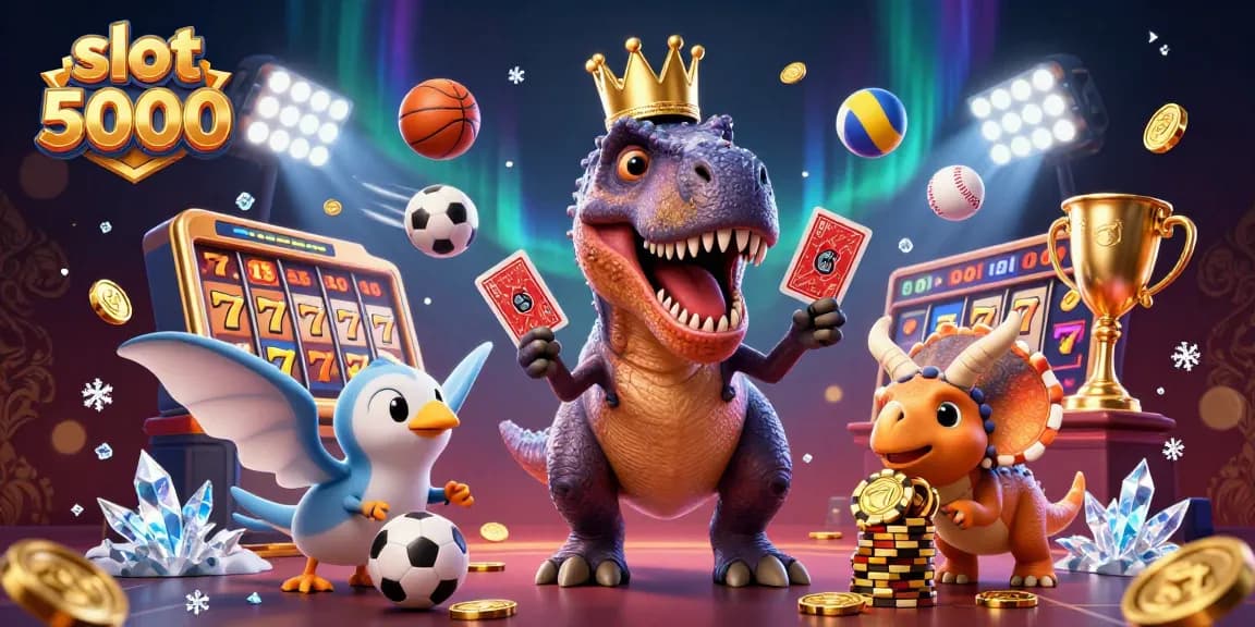 Engage in exciting gameplay with slot deposit 5000 featuring dynamic characters, vibrant casino elements, and thrilling action.