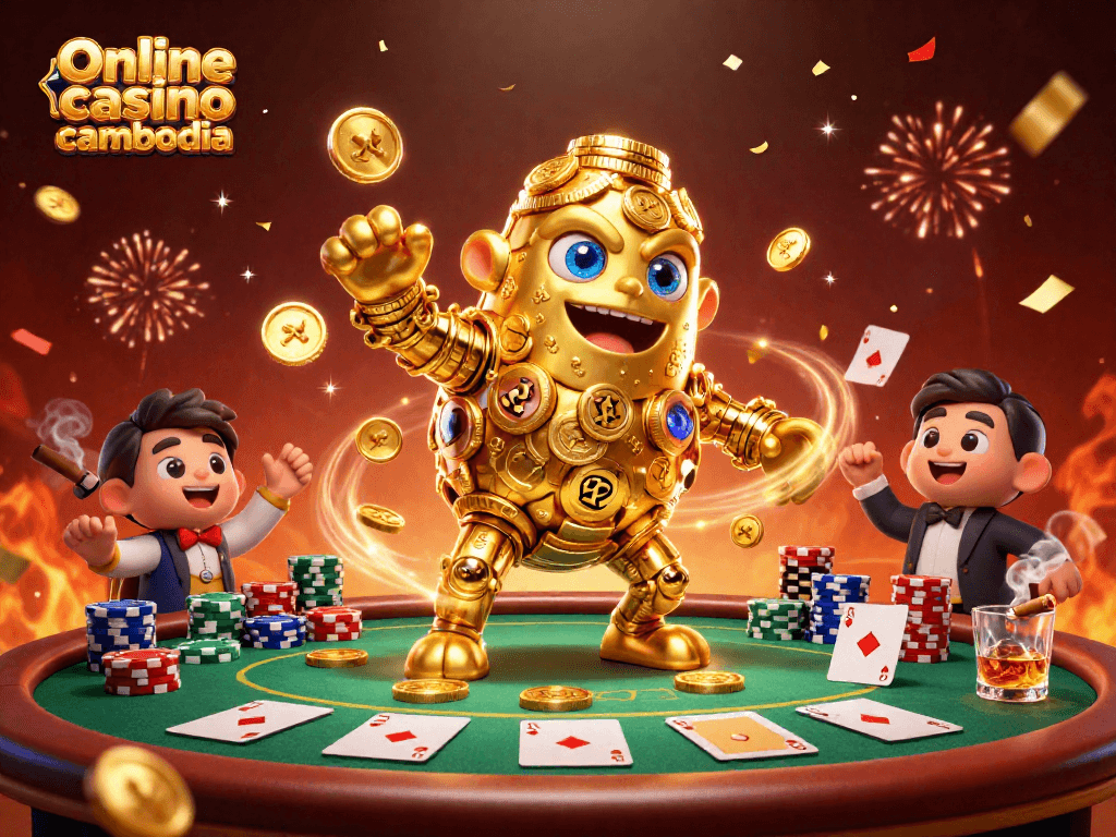 Experience thrilling gaming at Online casino cambodia with vibrant casino elements and festive visuals.