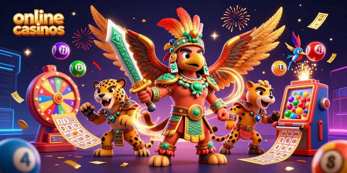 Engage with thrilling online casinos featuring vibrant games, colorful elements, and immersive characters.