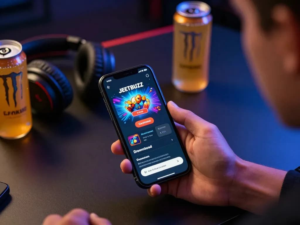 Engage in thrilling gameplay with the Jeetbuzz Download App on your smartphone.
