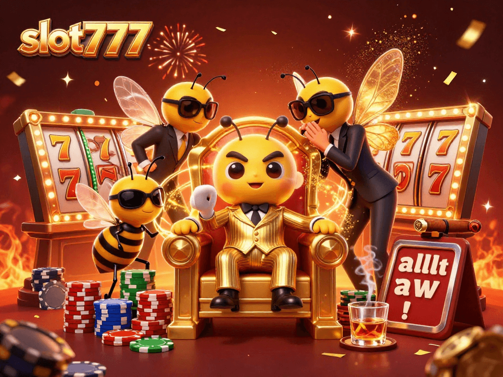 Engage with thrilling slot777 experiences in an exciting casino scene filled with jackpots.