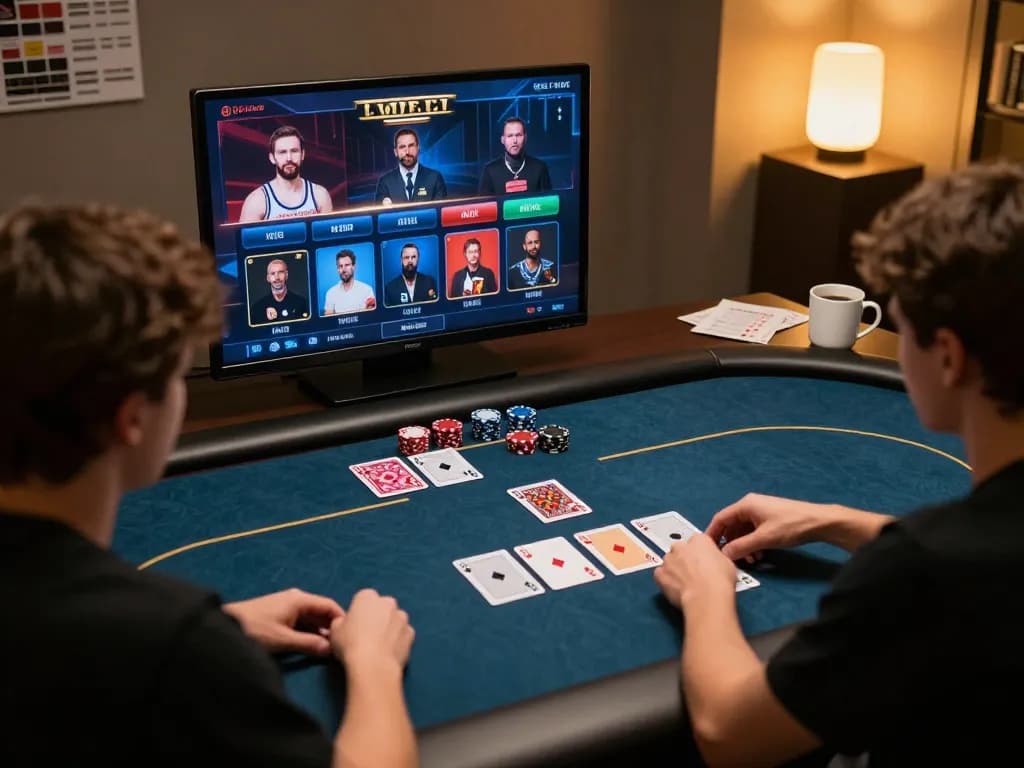 Engaging online poker session at cm88, showcasing players immersed in strategy and gameplay.