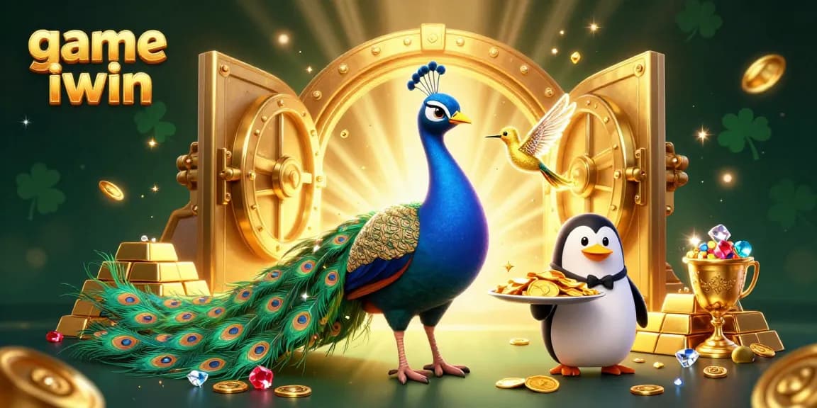 Engage with the exciting game iwin featuring vibrant characters amidst treasures and casino elements.
