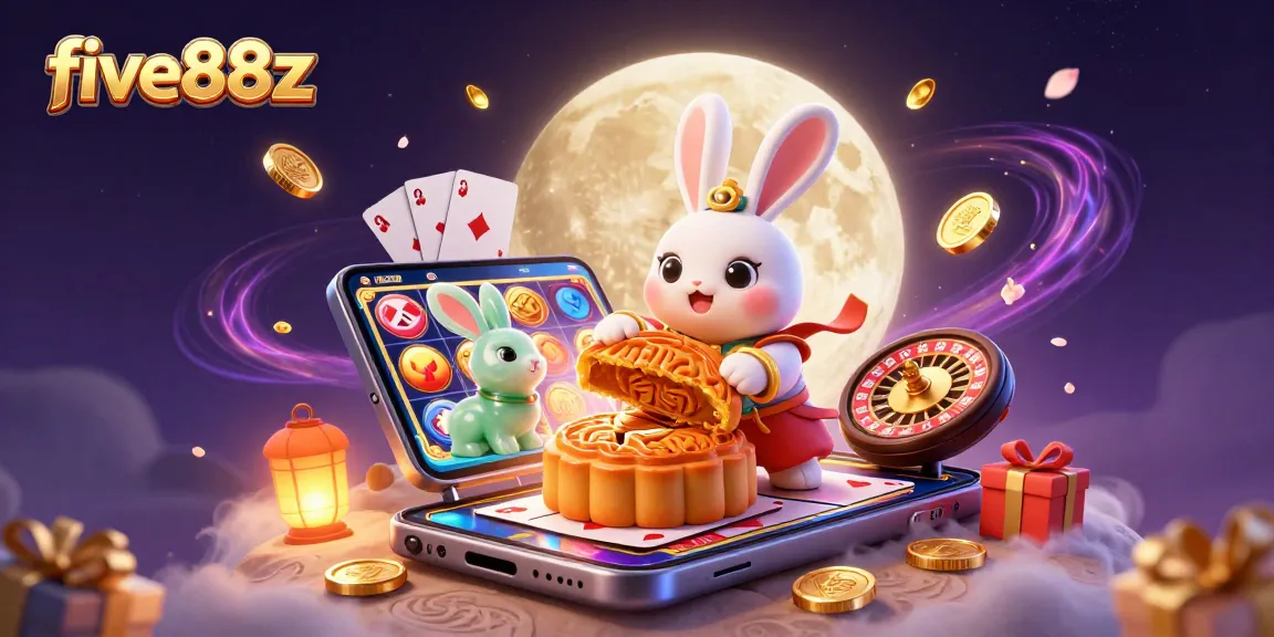 Engage with five88z and discover the vibrant moonlit casino scene full of magic and excitement.