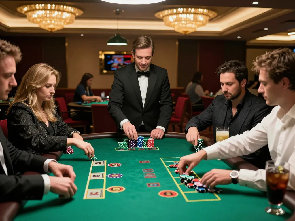 Players at LC88 blackjack table reveal thrill of strategic gameplay.