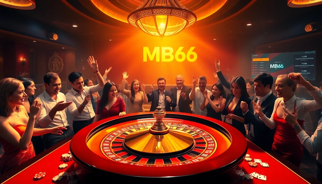 Experience the excitement of online gambling at https://mb66-t.com/ with vibrant roulette action.