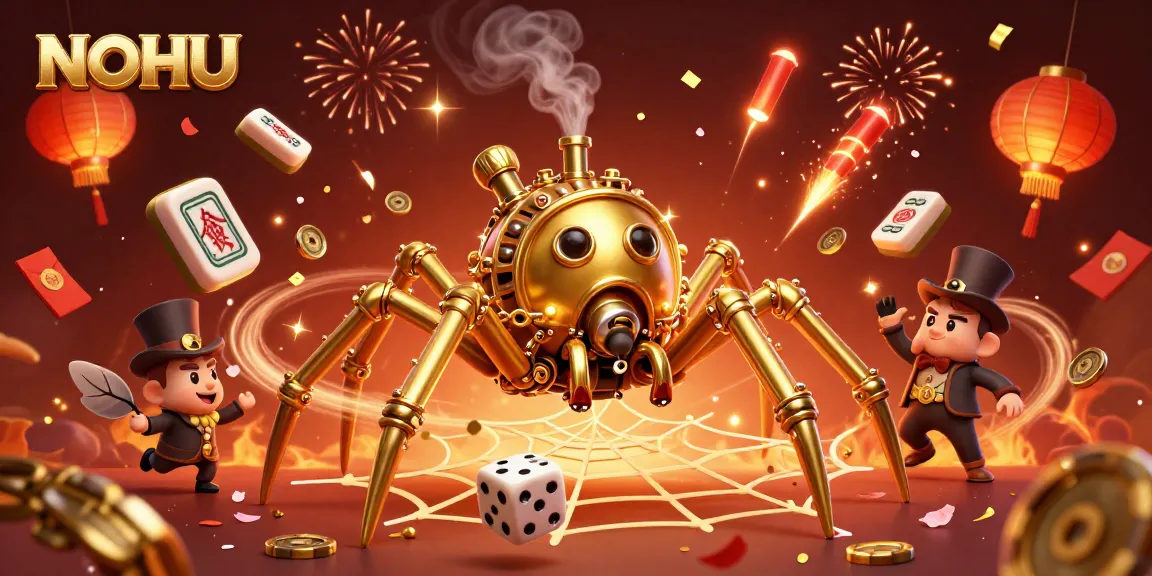 NoHU captivates players with an immersive 3D casino scene filled with dynamic gambling elements.