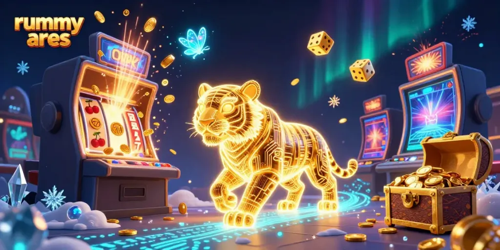 Engage with thrilling rummy ares gameplay in a vibrant digital casino environment