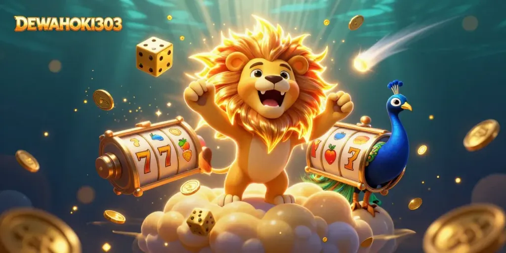 DEWAHOKI303 menghadirkan slot online yang menarik dengan desain penuh warna dan tema yang seru.