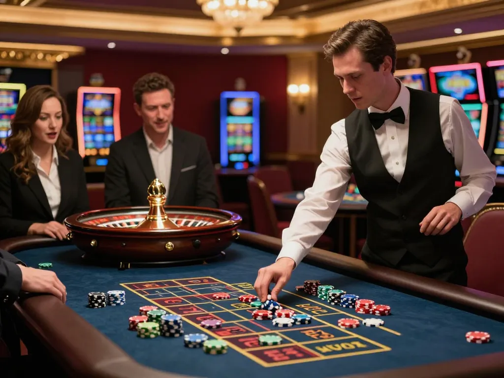 Experience high-stakes roulette action at kuwinfi, where players engage in thrilling bets and strategic gameplay.