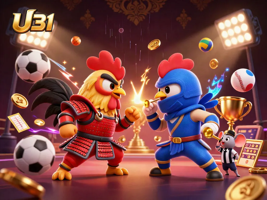 Experience epic battles in U31 with stunning roosters showcasing intense gameplay and vibrant energy