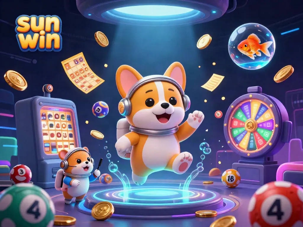 Experience thrilling gameplay in Sun Win as a 3D astronaut corgi joins a vibrant casino adventure with dynamic prizes.