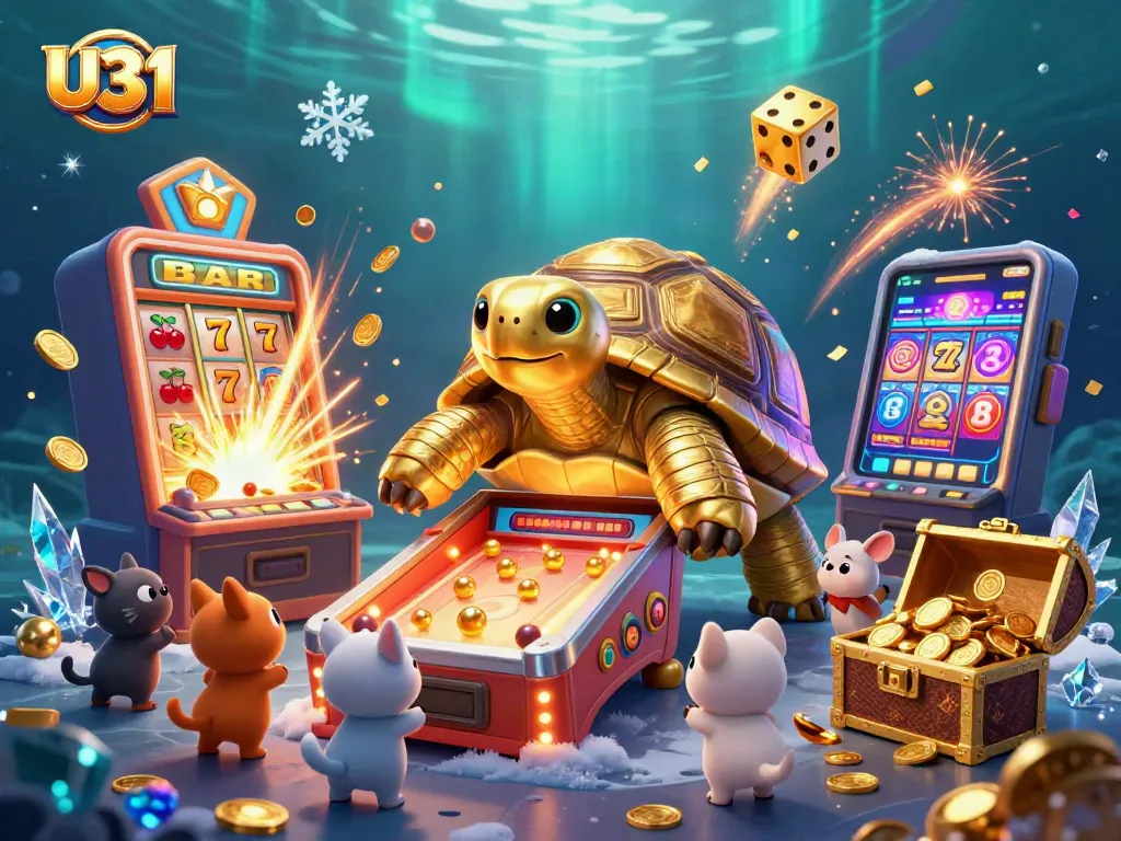 Spin to win at U31's exciting casino adventures with vibrant and dynamic gaming elements.