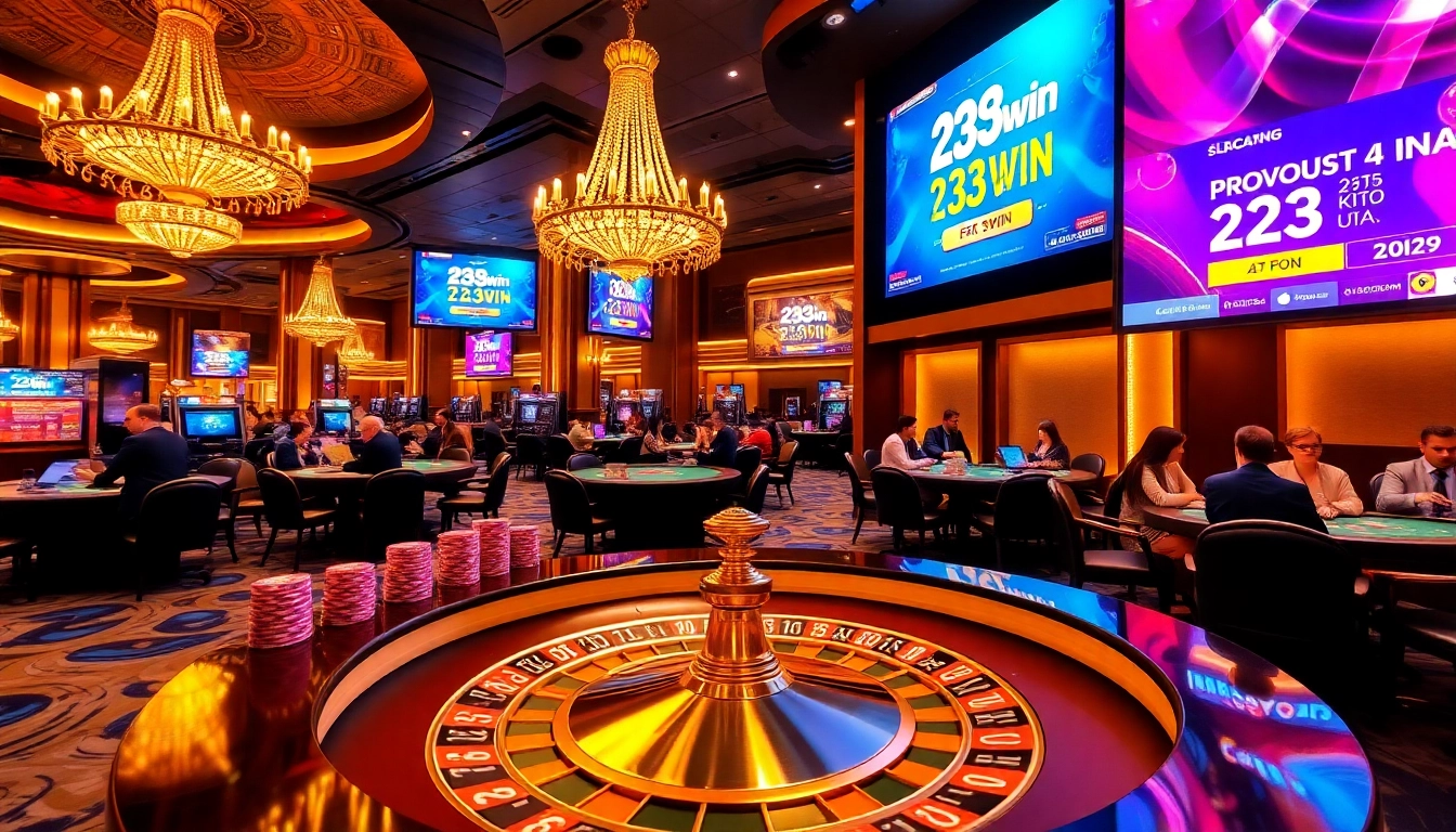 Experience the thrill of betting at 23win nhà cái with luxurious gaming atmosphere.
