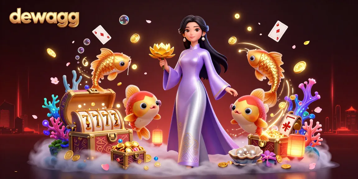 Experience the excitement of dewagg gaming with vibrant characters and dynamic casino elements.