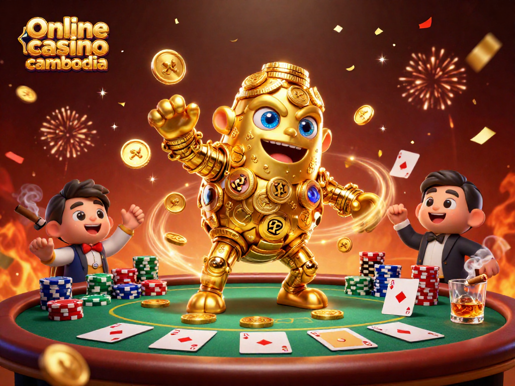 Experience thrilling gaming at Online casino cambodia with vibrant casino elements and festive visuals.