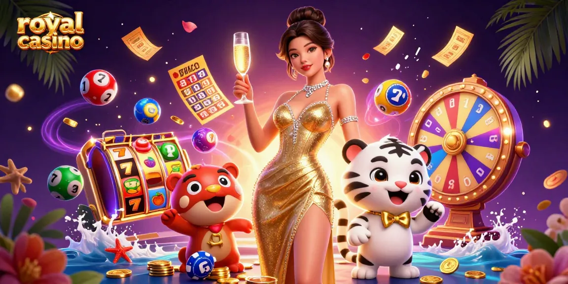 Experience thrilling gameplay with royal casino featuring slots, poker, and vibrant game elements.