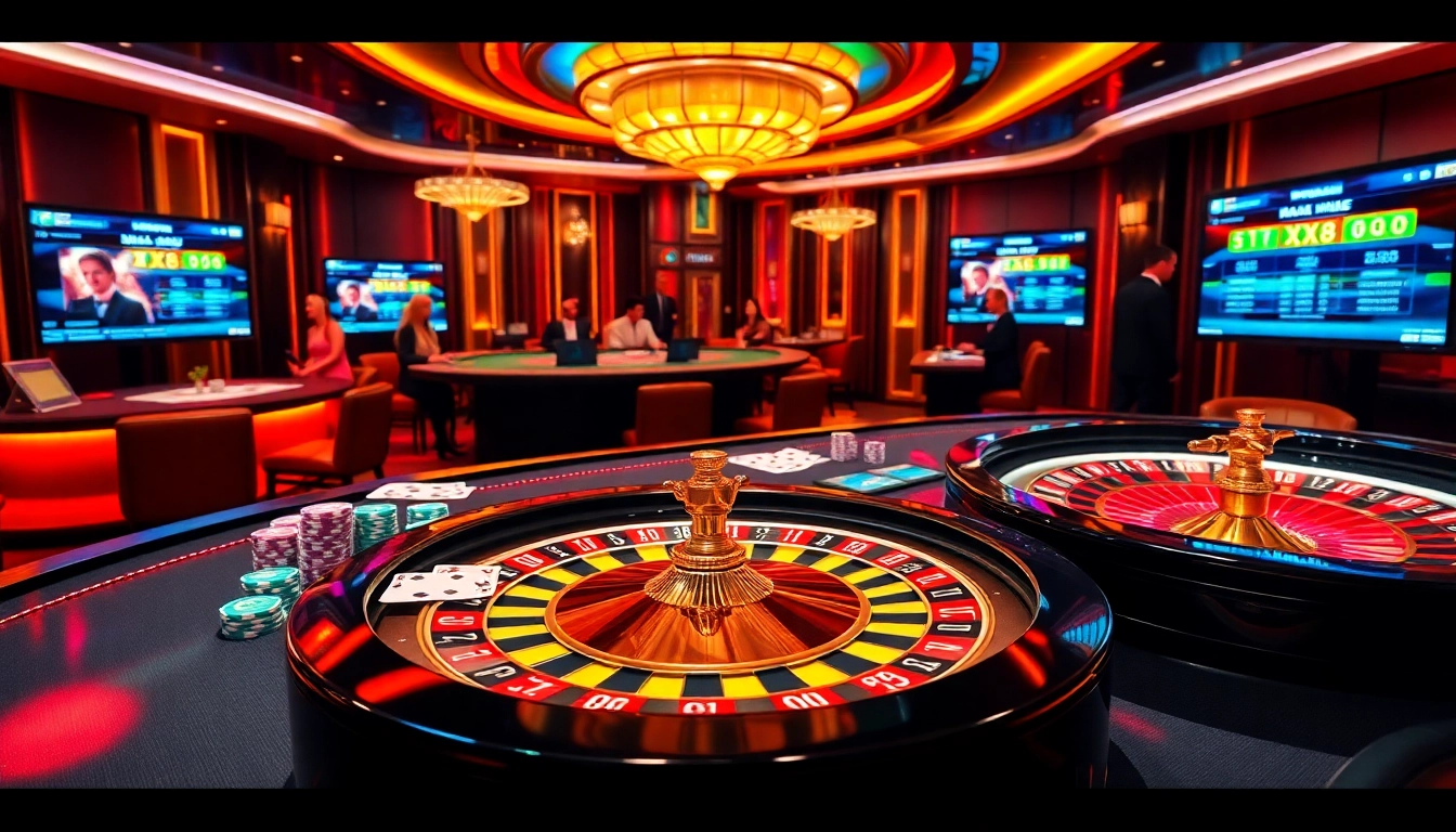 Experience the excitement of online gaming at xx88 com with vibrant casino visuals.